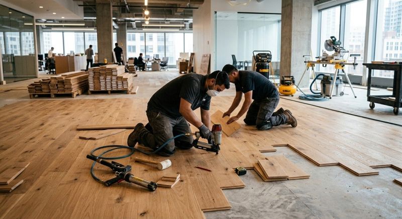 Commercial Hardwood Service in Burlington, MA