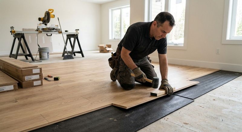 Engineered Wood Installation in Lowell, MA
