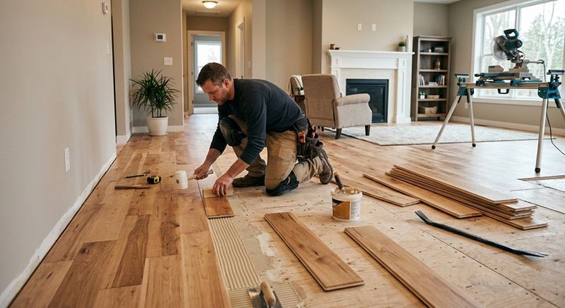 Engineered Wood Installation in Lowell, MA