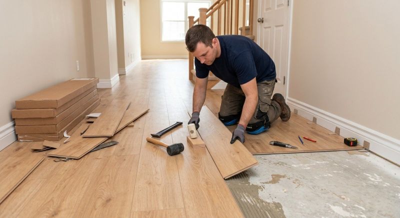 Laminate Floor Installation in Derry, NH