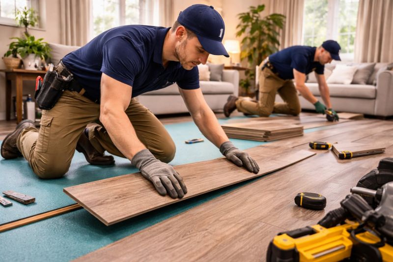Laminate Floor Replacement in Bedford, NH