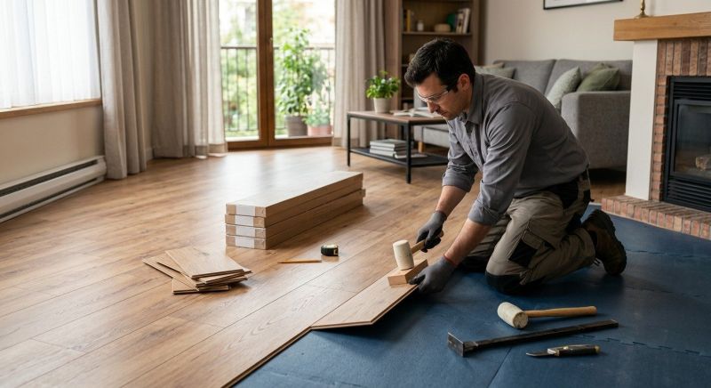 Laminate Floor Replacement in Londonderry, NH