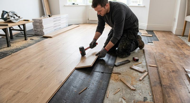 Laminate Floor Replacement in Rockingham County, NH