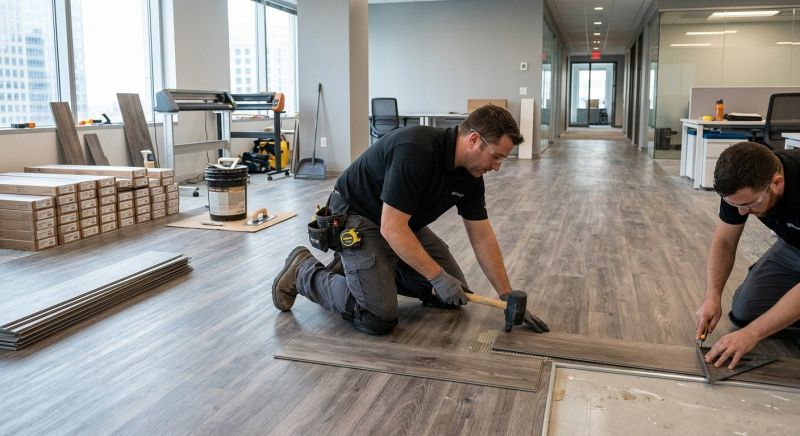 Linoleum Floor Installation in Malden, MA