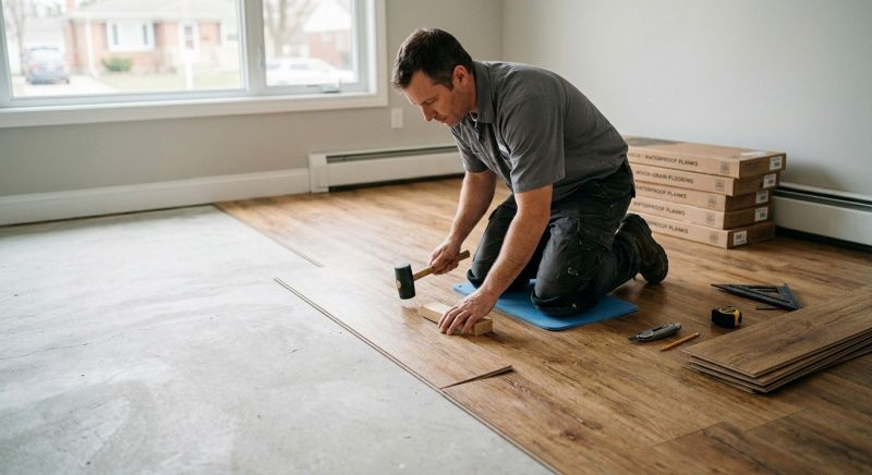 Linoleum Floor Installation in Woburn, MA