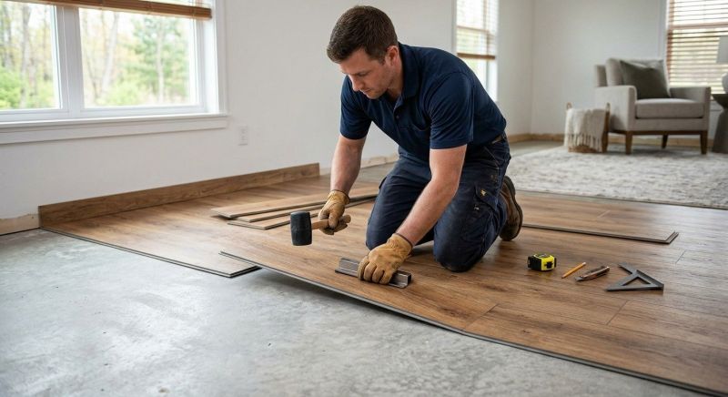 Luxury Vinyl Tile Installation in Boxford, MA
