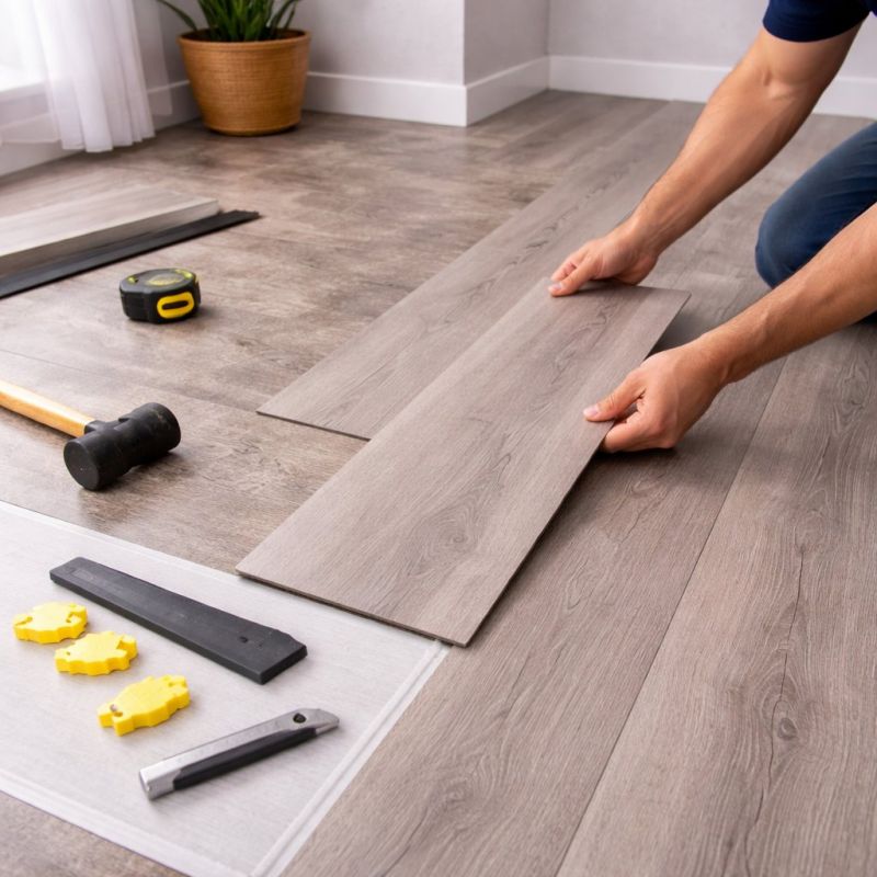 Luxury Vinyl Tile Installation in Hudson, NH