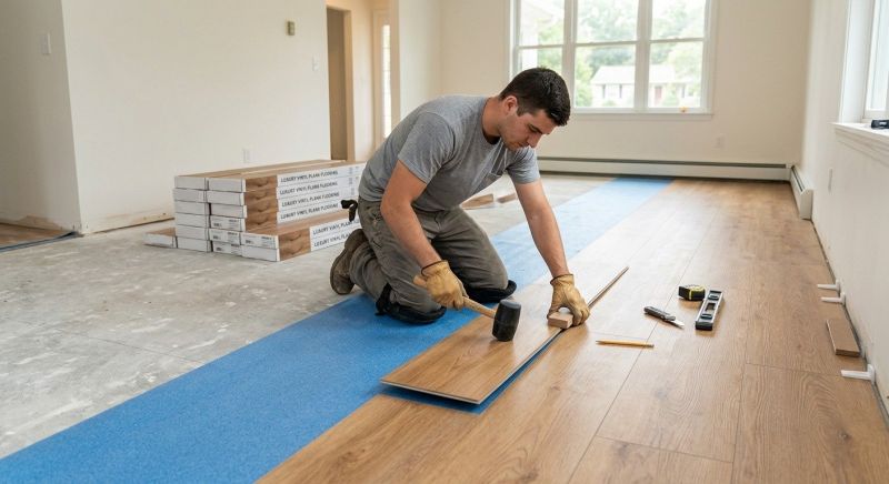 Lvt Flooring Installation in Lancaster, MA