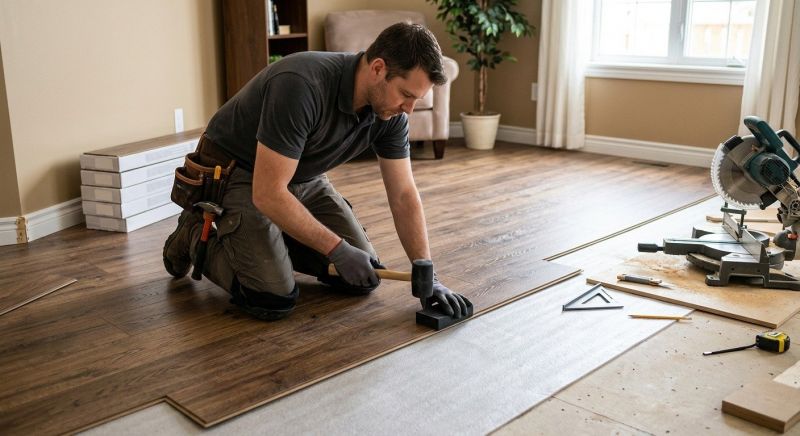 Plank Laminate Installation in Lowell, MA