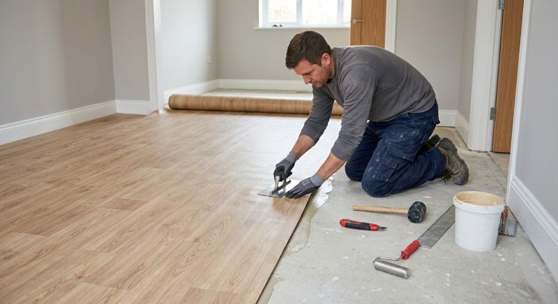 Sheet Flooring Installation in Lowell, MA