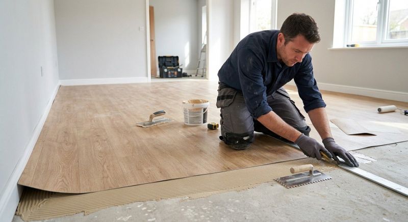 Sheet Flooring Installation in Westford, MA