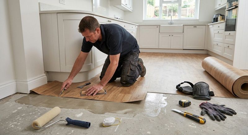 Sheet Linoleum Installation in Ipswich, MA