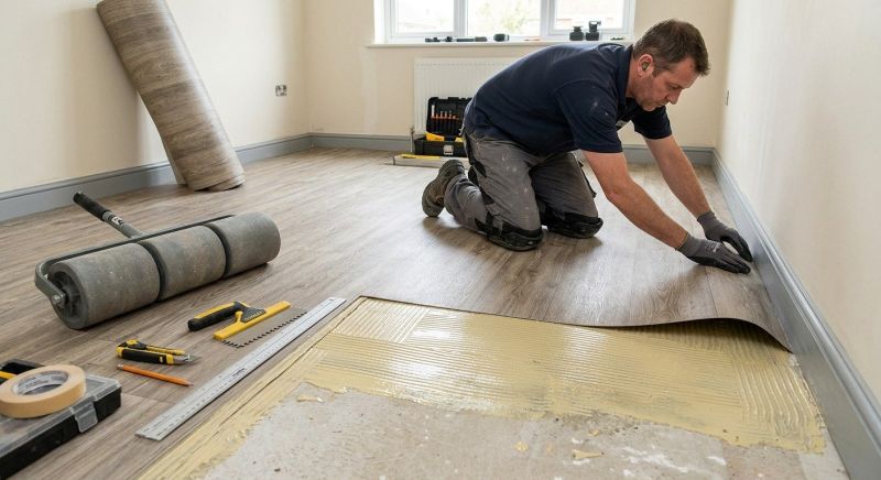 Sheet Vinyl Installation in Chelmsford, MA