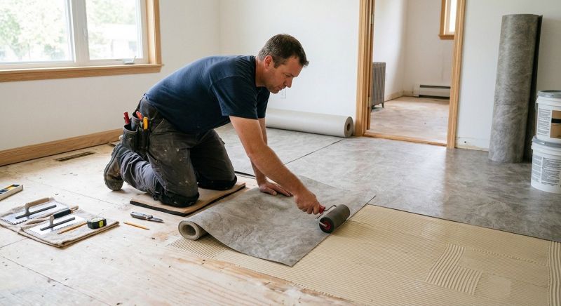 Sheet Vinyl Installation in Medford, MA