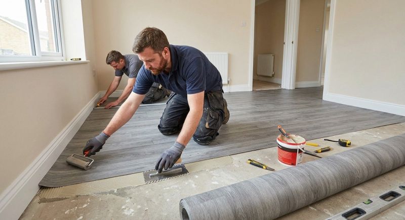 Sheet Vinyl Installation in Topsfield, MA