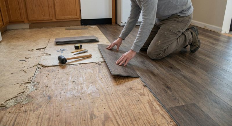 Vinyl Floor Replacement in Lowell, MA