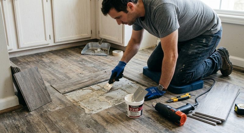 Vinyl Tile Replacement in Lowell, MA