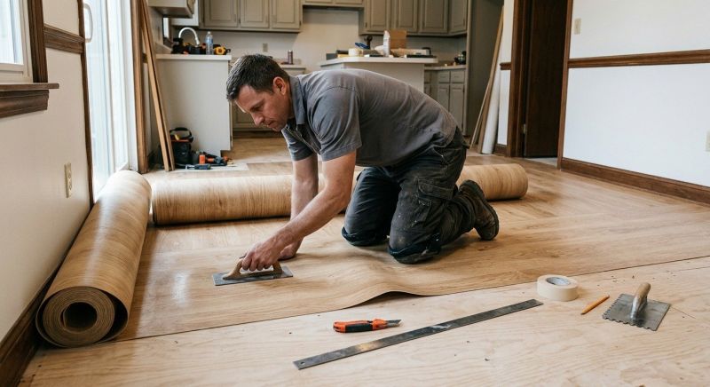 Sheet Vinyl Installation in Concord, MA